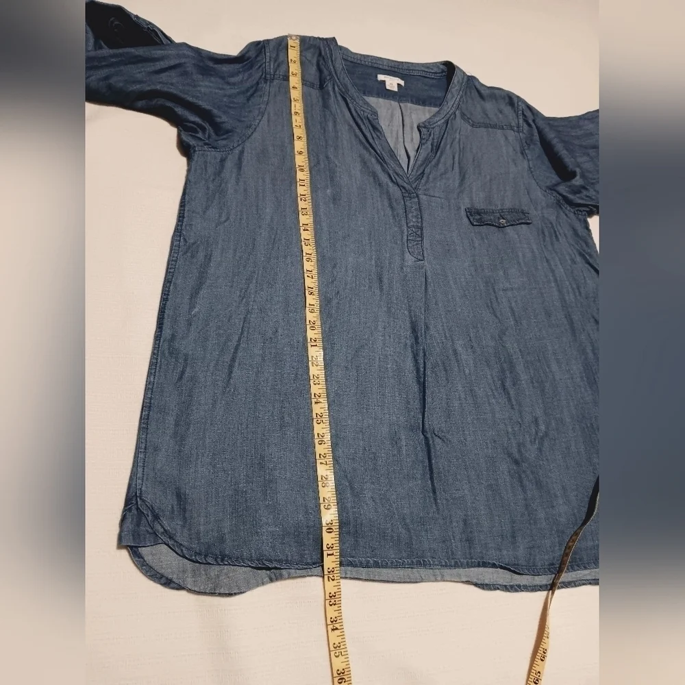 Westbound long-sleeved button-down relaxed fit top Size 2X